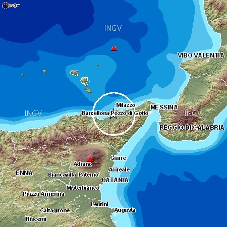 TREMA LA TERRA – Scosse nella notte tra Barcellona e Tindari