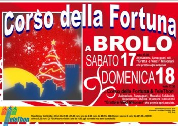 BROLO – Domani e domenica  solidarietà e vincite milionarie