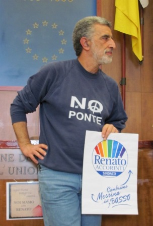 Renato Accorinti 2 – “Cambiamo Messina dal basso”