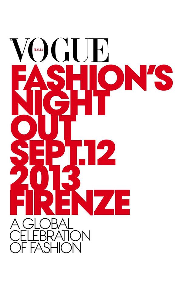 TIZIANA ALEMANNI – Al  Vogue Fashion’s Night Out 2013 di Firenze