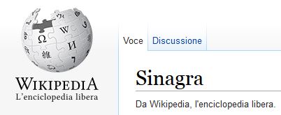 Wikipedia & Sinagra – Ma è tutto uno scherzo di pessimo gusto