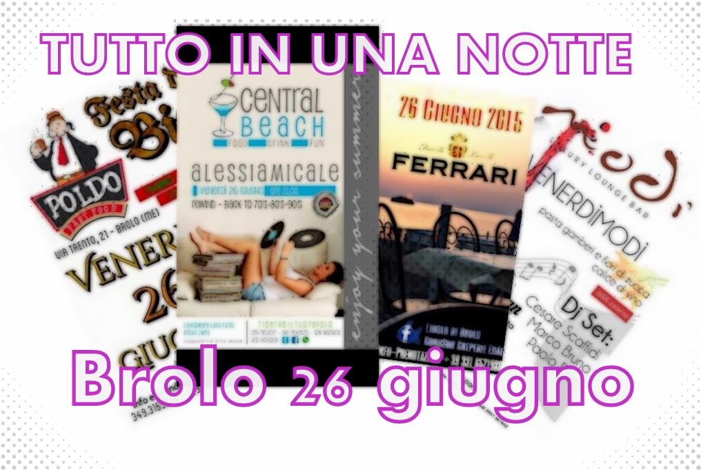 BROLO – Questa sera sarà Festa della Birra … ma non solo!