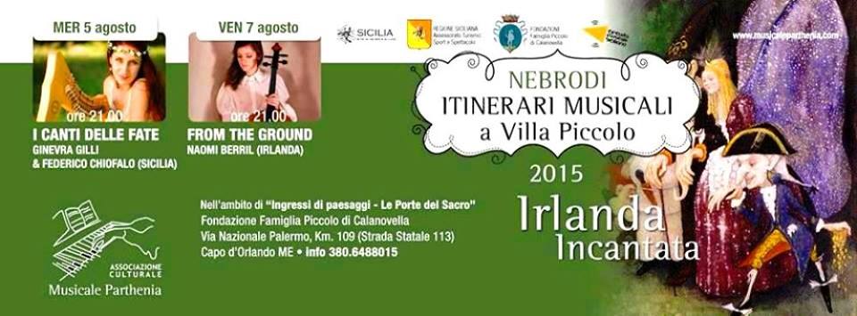 Irlanda Incantata – La musica irlandese a Villa Piccolo il 5 e 7 agosto