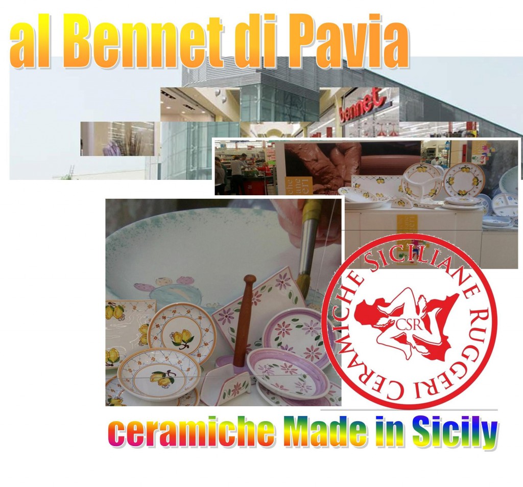 Made in Sicily – Le Ceramiche Ruggeri di Patti al Bennet di Pavia