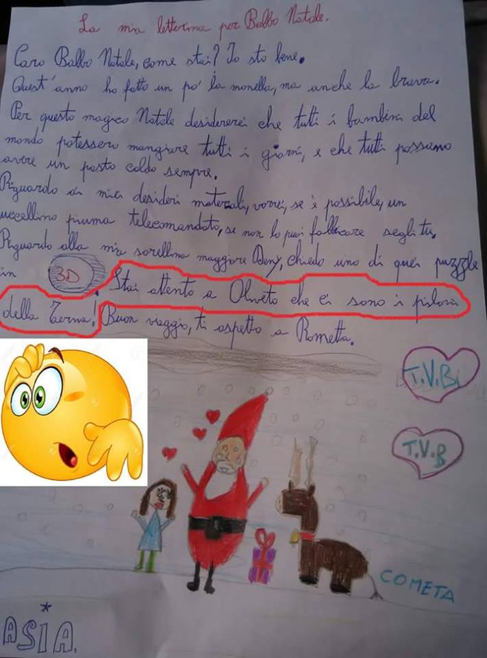 COMITATO MAMME PER LA VITA – Lettera di Natale tristemente alternativa