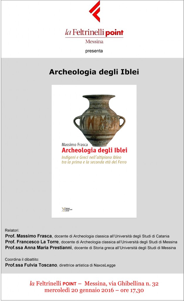 LIBRI – Massimo Frasca “Archeologia degli Iblei”