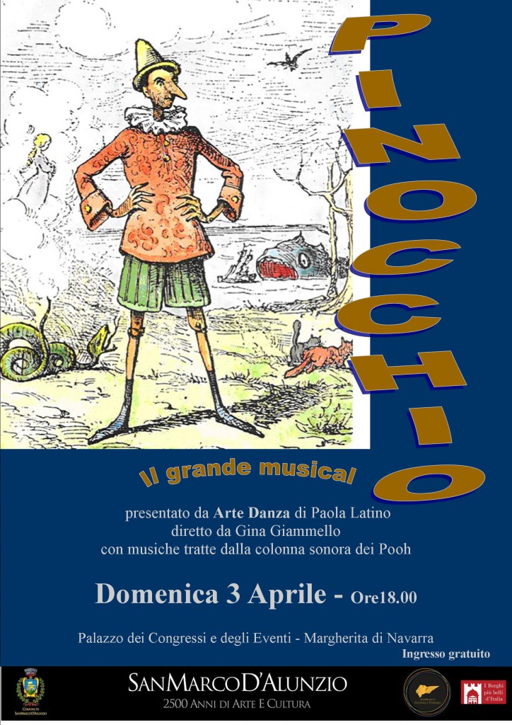 SAN MARCO D’ALUNZIO – In scena il musical “Pinocchio”