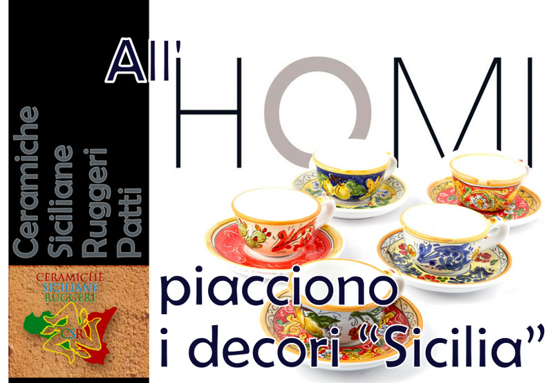 Homi 2016 – “Ceramiche Siciliane Ruggeri” protagonista con la sua “linea Sicilia” a Fiera Milano