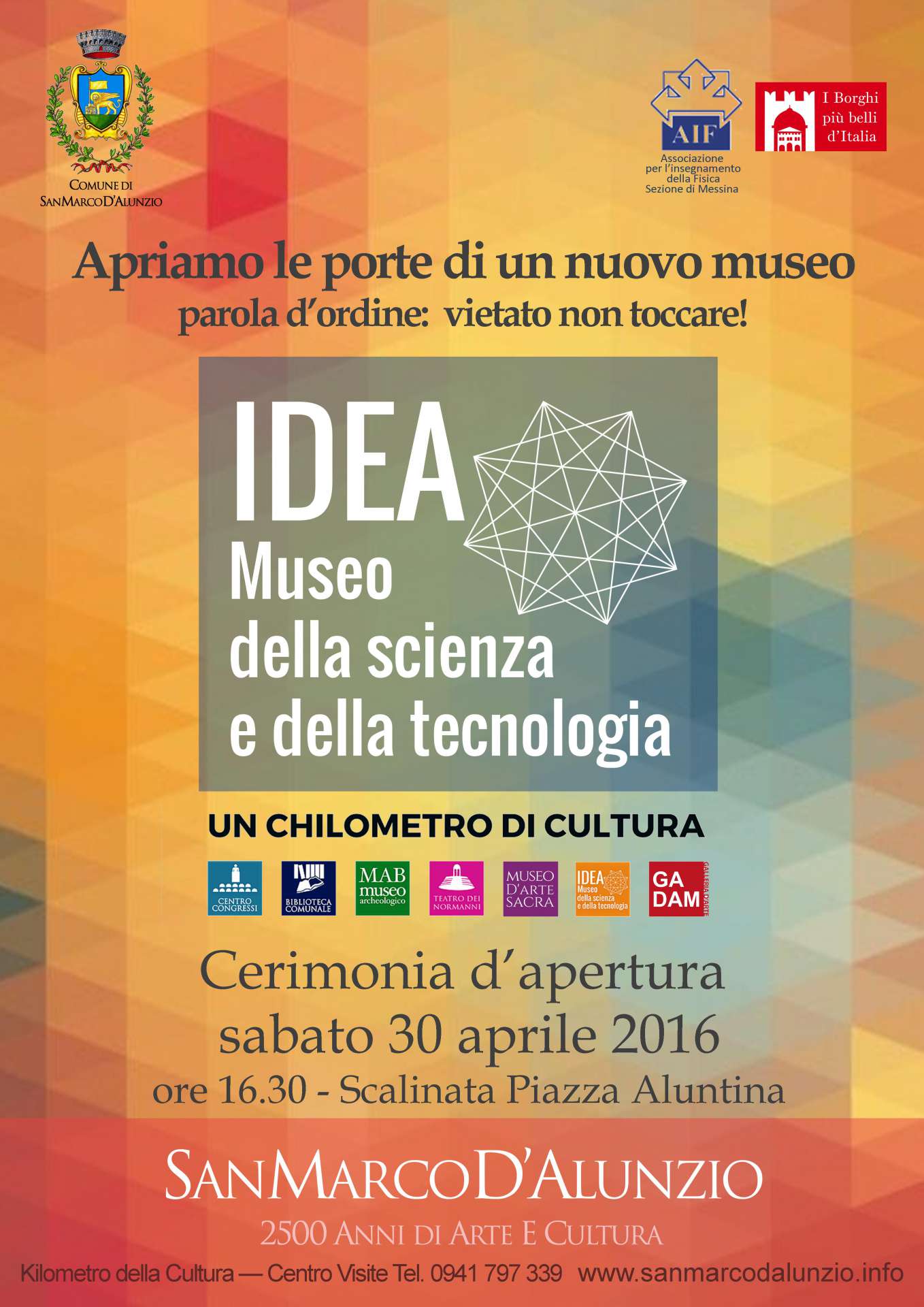 Το SAN MARCO D'ALUNZIO – IDEA, το νέο Μουσείο Επιστήμης και Τεχνολογίας, ανοίγει