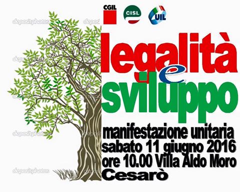 LEGALITA’ E SVILUPPO – Manifestazione a Cesarò