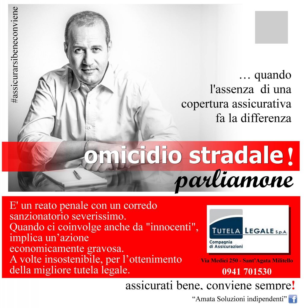 OMICIDIO STRADALE – Questo sconosciuto. Responsabilità penali e Tutela Legale