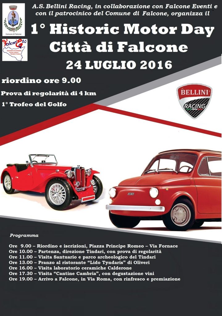 FALCONE – Tutto pronto per il 1° Historic Motor Day