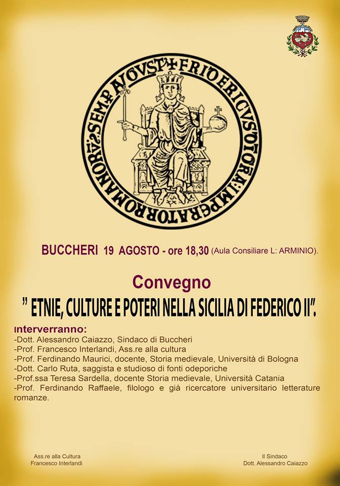 BUCCHERI – Etnie, culture e poteri nella Sicilia di Federico II