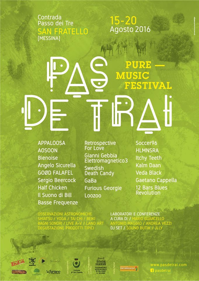 PAS DE TRAI PURE MUSIC FESTIVAL – Al via domani le tre serate dedicate ai concerti