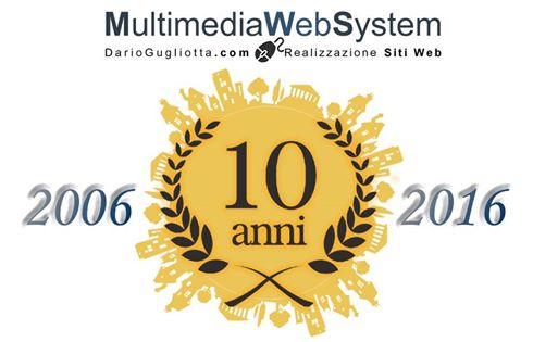 10 ANNI DI ATTIVITA’ – Il traguardo raggiunto in questi giorni dalla MultiMedia Web System