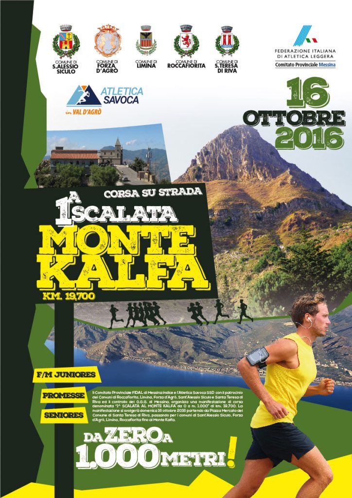 PODISTICA – Atletica Savoca, 1^ Scalata Monte Kalfa