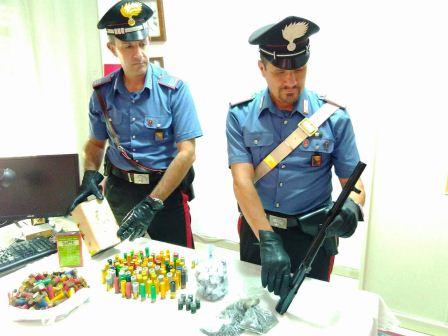 SAPONARA – Un arresto per detenzione di arma clandestina
