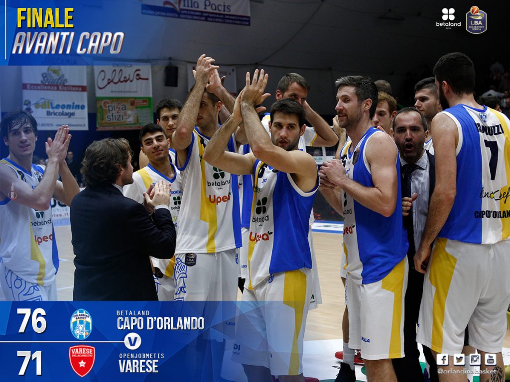 BETALAND – Al PalaFantozzi vince Capo d’Orlando