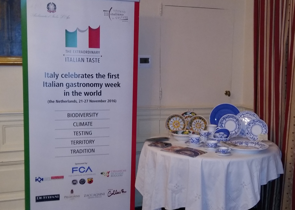 ECCELLENZE – Ceramiche Ruggeri, Enoteca Collovà e la pasticceria Giulio testimoni del gusto al Galà dell’Ambasciata d’Italia all’Aja