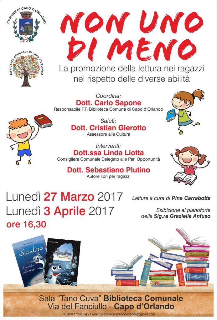 CAPO D’ORLANDO – Leggere diversamente, la biblioteca in braille