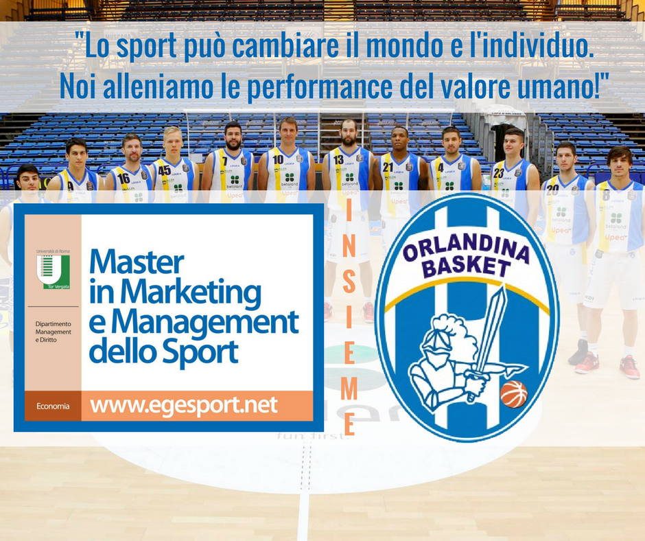 BETALAND – Orlandina Basket partner del Master in Marketing e Management dello Sport