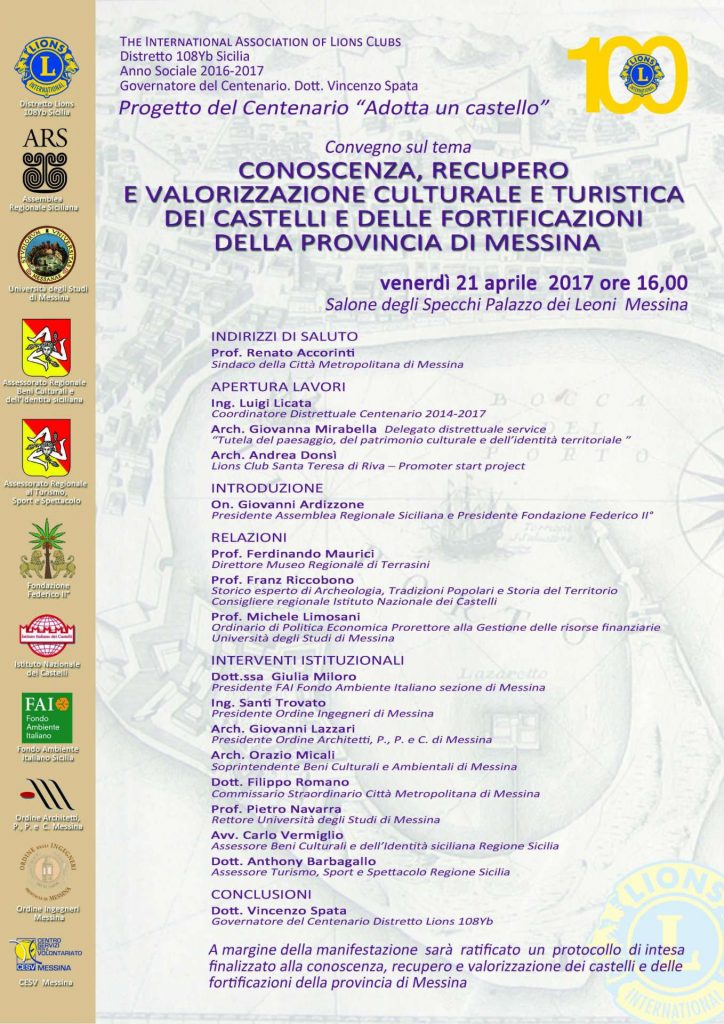 CASTELLI – Recupero e valorizzazione dei castelli e fortificazioni della provincia di Messina
