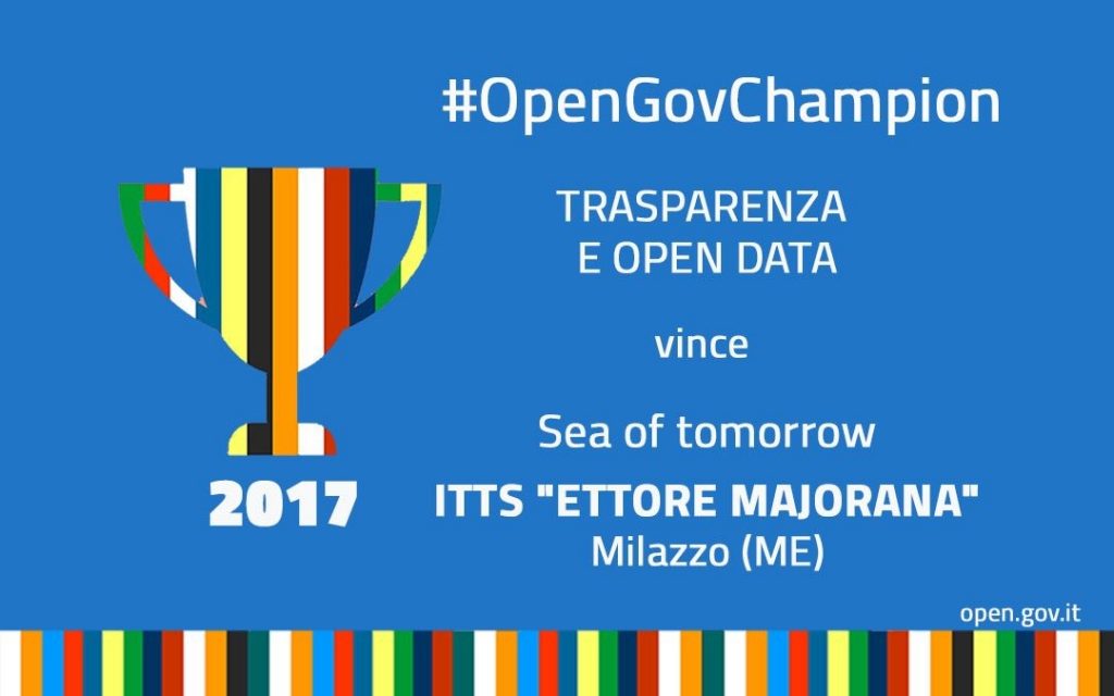MILAZZO – Al Majorana il premio nazionale Open Gov Champion