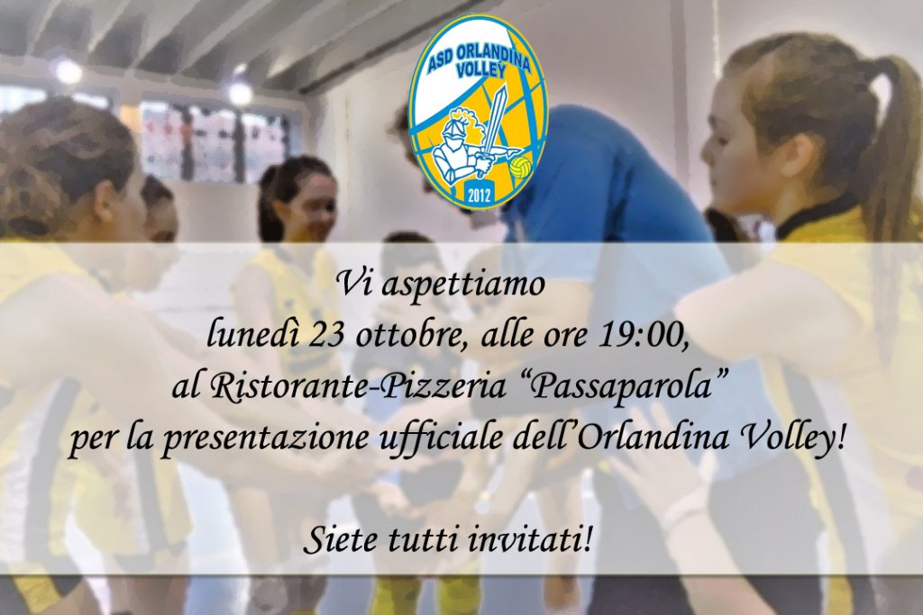 VOLLEY – L’Orlandina presenta il suo team