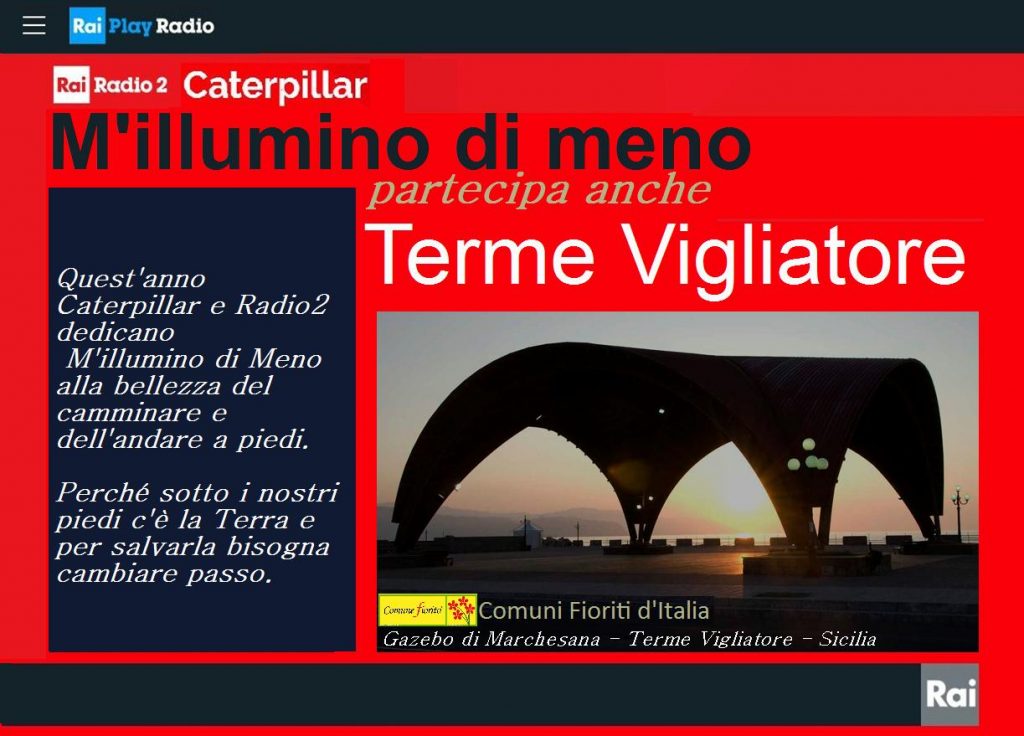 TERME VIGLIATORE – M’illumino di Meno