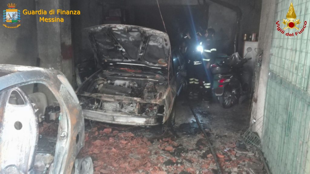 MESSINA – Sventato incendio in un garage condominiale del centro
