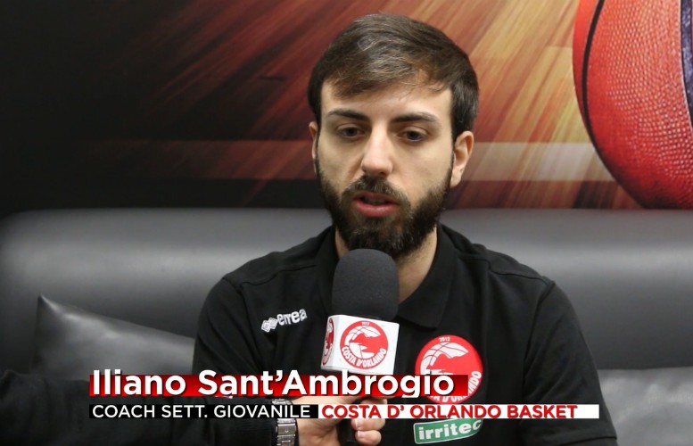 IRRITEC COSTA D’ORLANDO – Giovanili Costa d’Orlando Basket, coach Sant’Ambrogio: «Costruita idea di gioco comune»