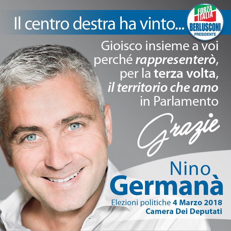 POLITICHE 2018 – Nino Germanà a Roma