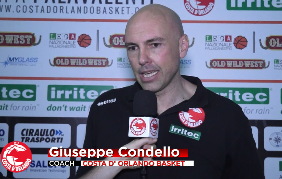 IRRITEC COSTA D’ORLANDO – Coach Condello: «Grazie ai ragazzi, ci è girata male»