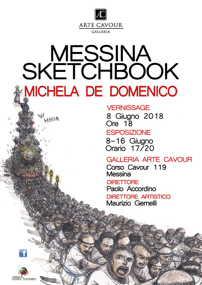 MOSTRE – Alla Galleria Arte Cavour “Messina Sketchbook” di Michela De Domenico