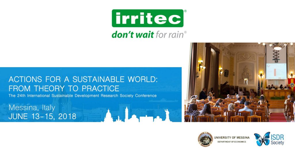 IRRITEC – Protagonista alla Conferenza International Sustainable Development Research Society