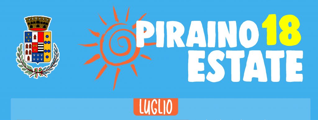 PIRAINO ESTATE 2018 – Ecco il programma di Luglio 