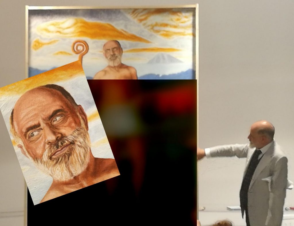 AUTORITRATTI – “Il Profeta si è rotto”… Alfredo Iraci si racconta nel suo ultimo dipinto