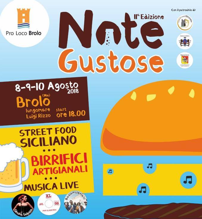 NOTE GUSTOSE – Domani sul lungomare di Brolo si avvia la “tre giorni” dello street food. E sul palco suoneranno…