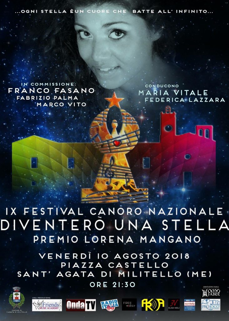 DIVENTERÒ UNA STELLA – Dedicata a Lorena Mangano la nona edizione del Festival canoro