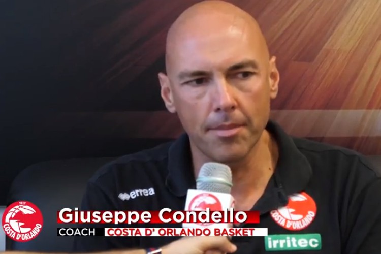 IRRITEC COSTA D’ORLANDO – Coach Condello: «Contento del roster, c’è del lavoro da fare»