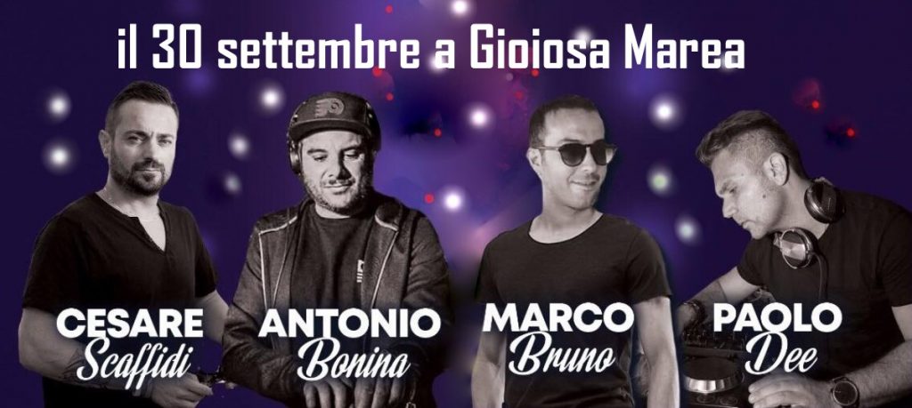 APERIUNION SOUND – A Gioiosa Marea con Marco, Paolo, Antonio e Cesare, il 30 settembre