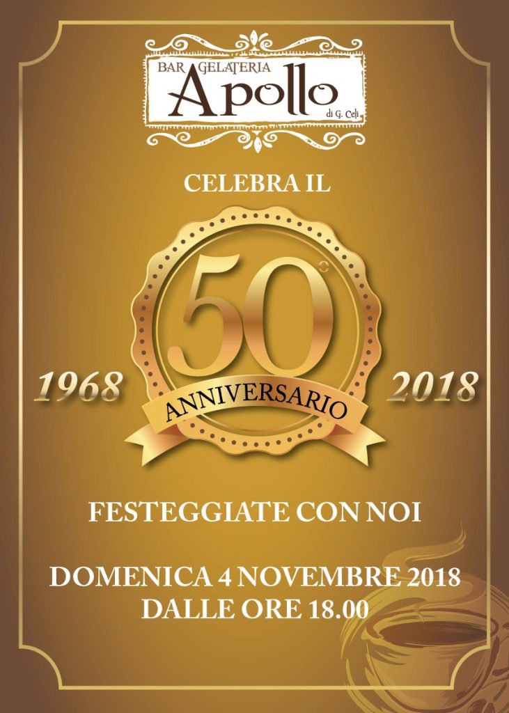 COMPLEANNI – I 50 anni del Bar Apollo