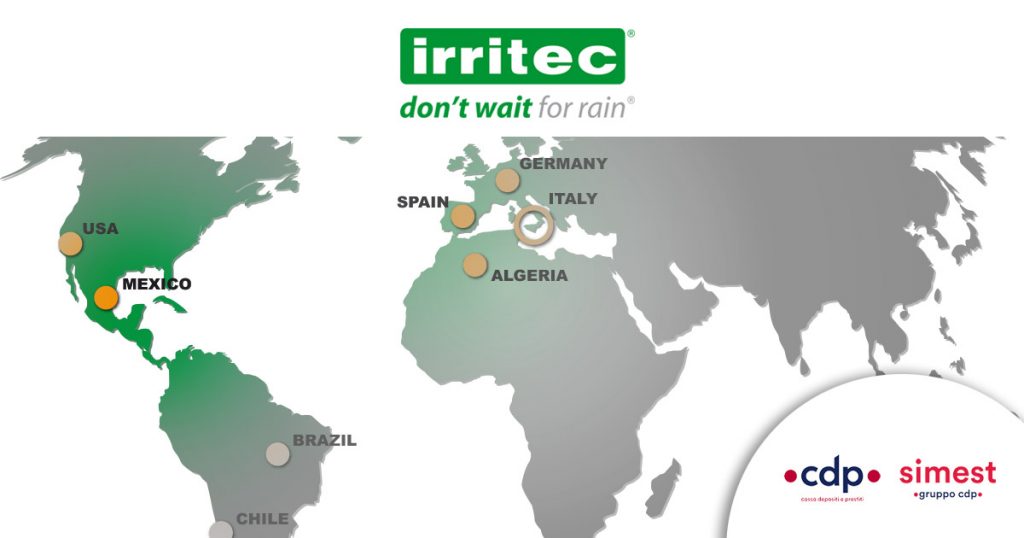 IRRITEC – rafforza la competitività in Messico con il sostegno del Gruppo CDP e SIMEST