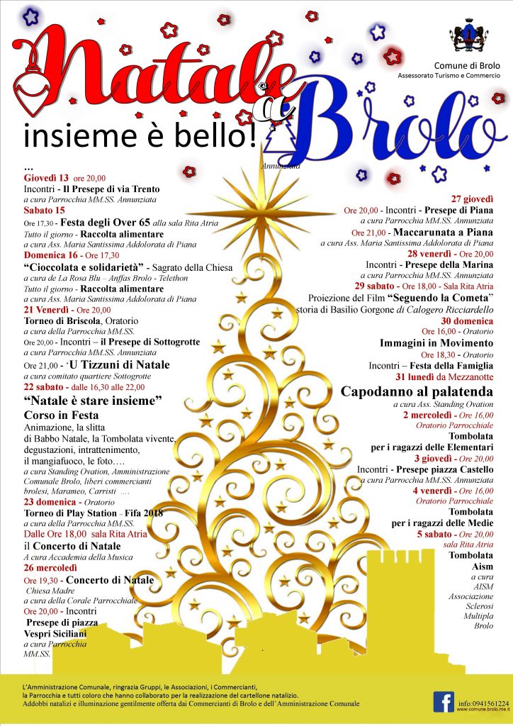 NATALE A BROLO – … insieme è bello!