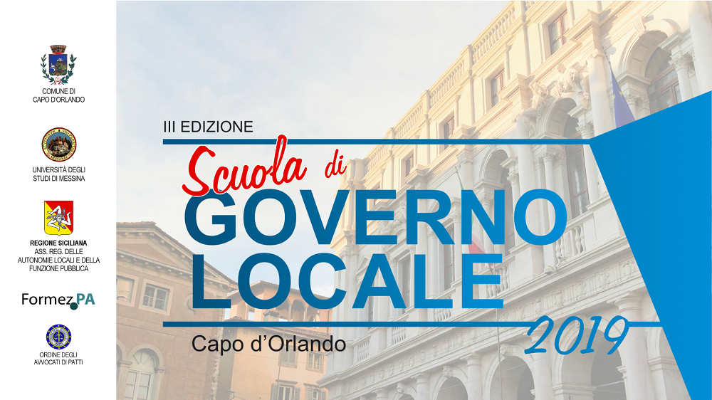 CAPO D’ORLANDO – Domani l’apertura della Scuola di Governo Locale