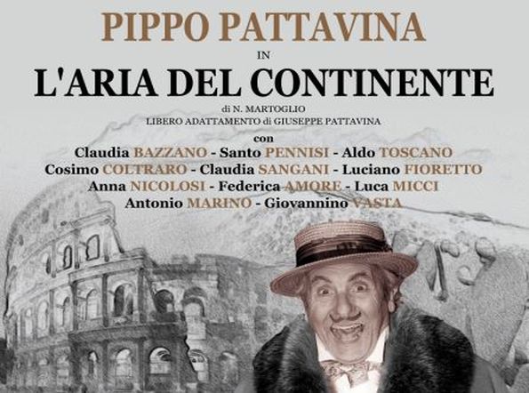 CAPO D’ORLANDO THEATER – “L’aria del continente” con Pippo Pattavina martedì al Teatro