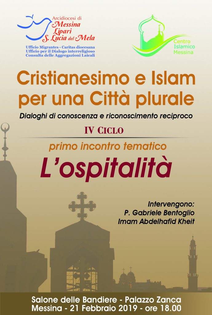 OSPITALITÀ – Cristianesimo e Islam per una Città plurale, dialoghi di conoscenza e riconoscimento reciproco