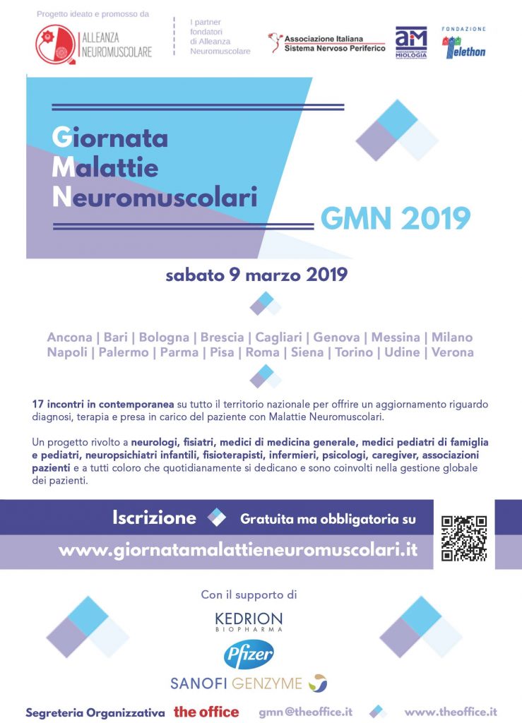 GIORNATA MALATTIE NEUROMUSCOLARI – Anche a Messina la GMN 2019