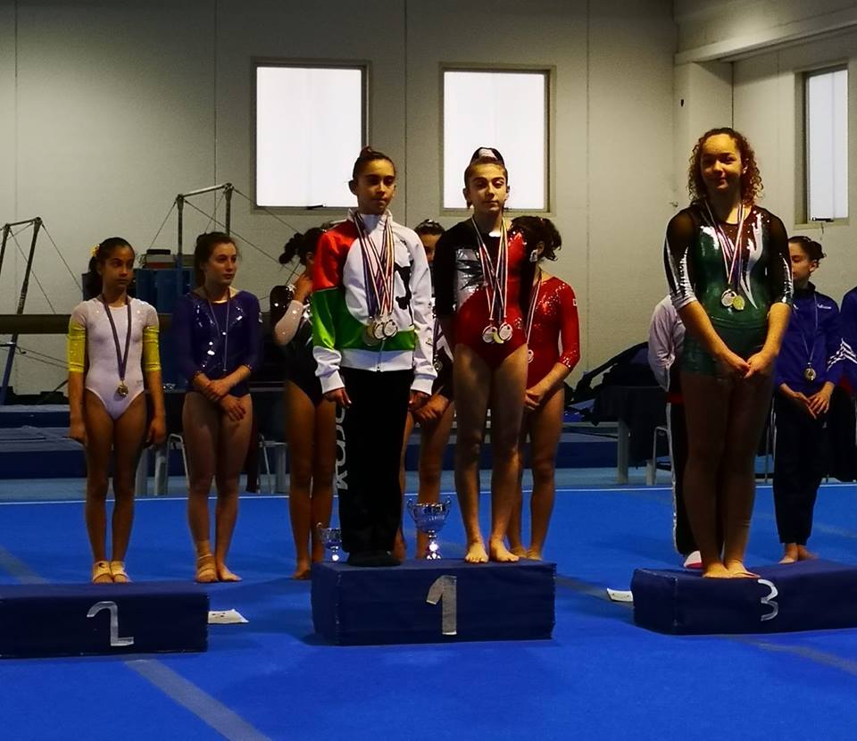 MARTINA MANIACI – La giovane brolese è campionessa regionale nella specialità Trave