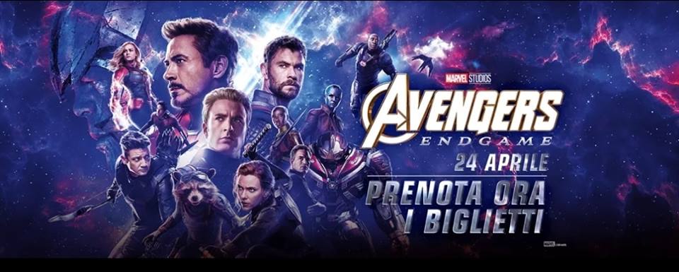 EVENTI AL CINEMA – A Gliaca, il 23 aprile “Maratona Avengers”